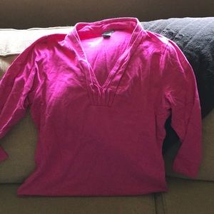 Ann Taylor hot pink T! Bright, beautiful, bold!